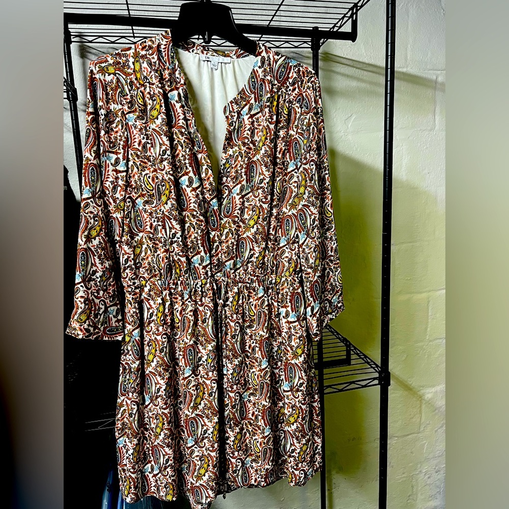 Daniel rain paisley tie dress